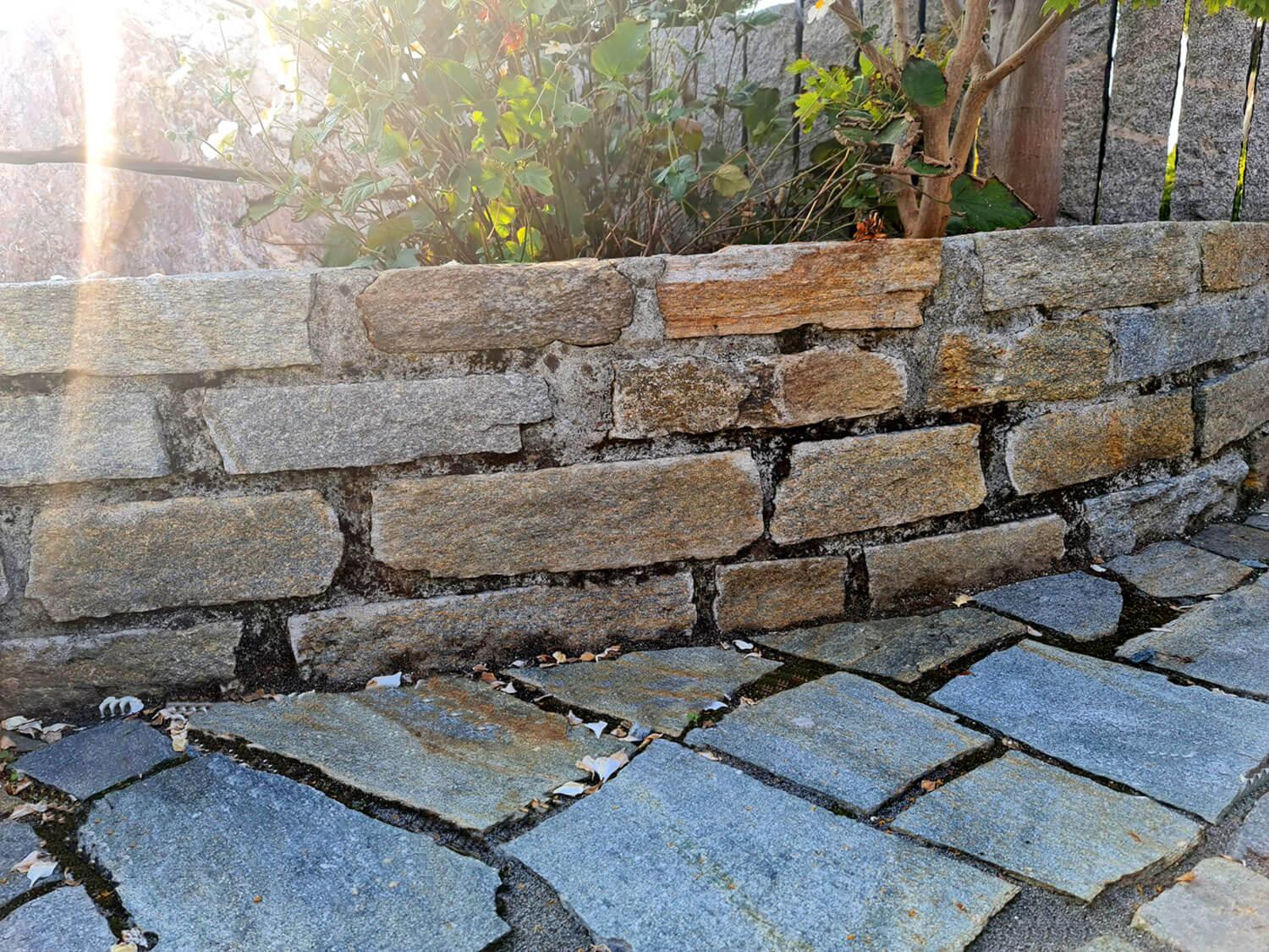 Fläche Luserna Gneis Terrassenplatten