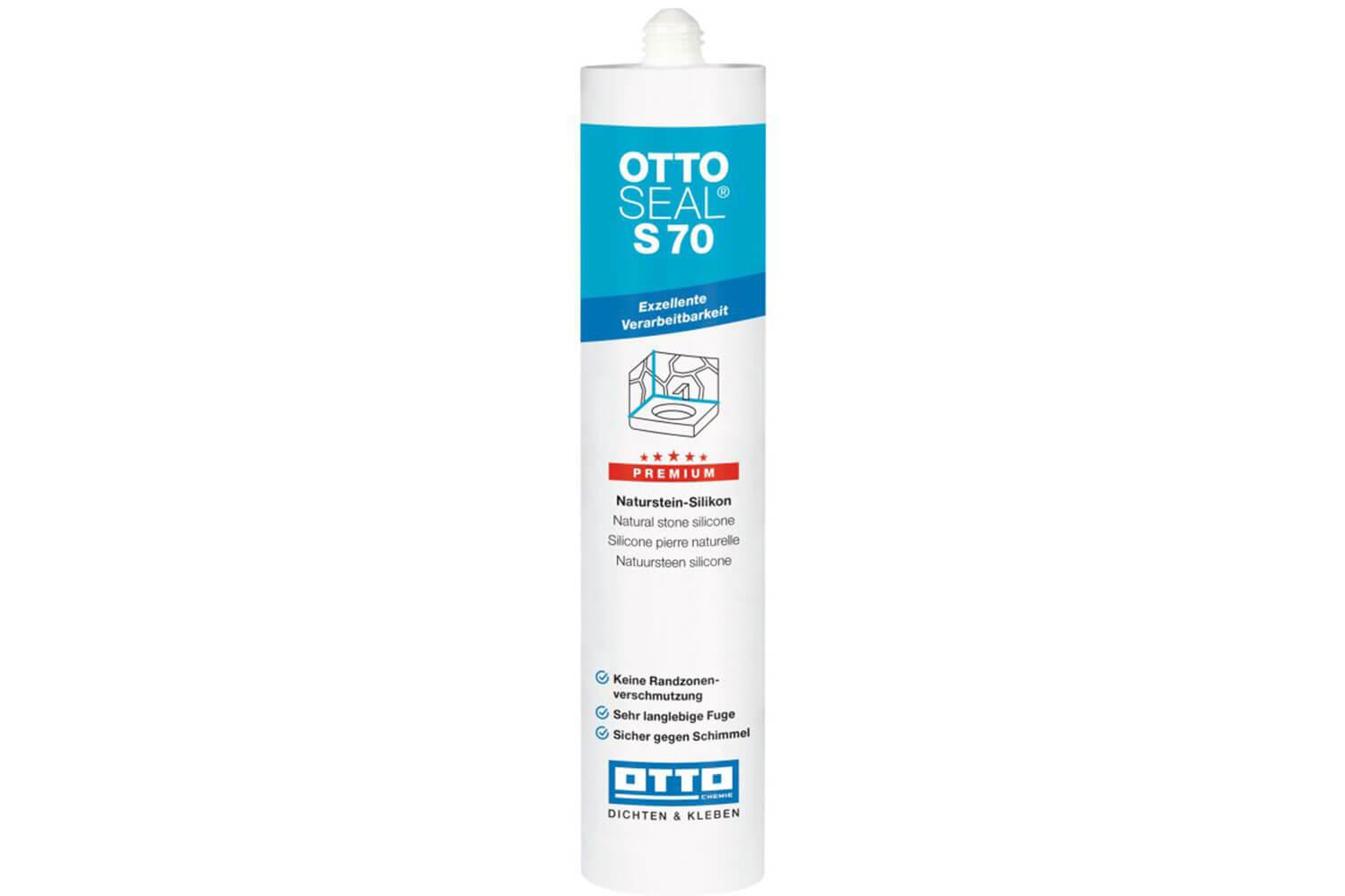 Naturstein-Silikon Ottoseal in verschiedenen Farben