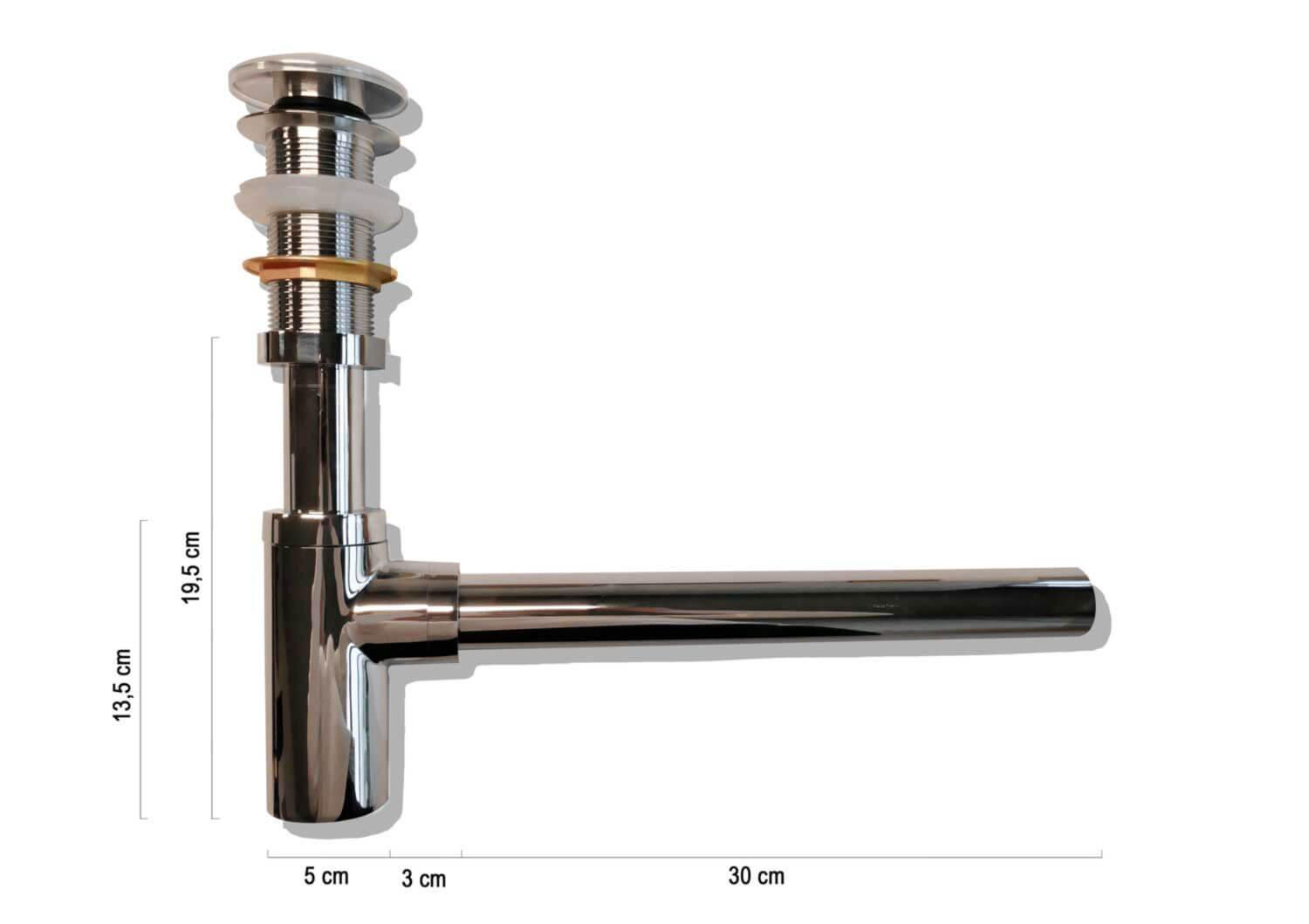 Siphon und Ablaufventil