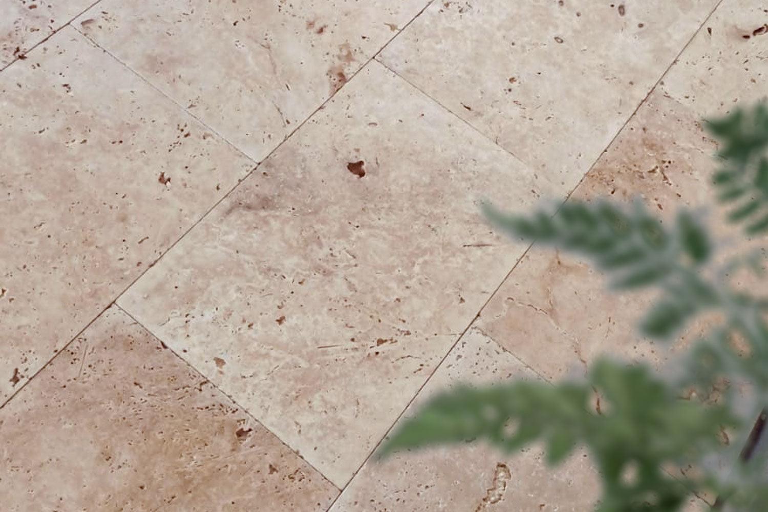 Terrassenplatten Travertin Rustic 60x40 cm