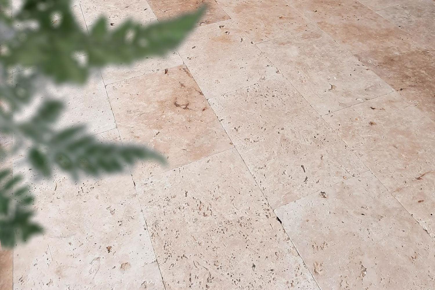 Terrassenplatten Travertin Rustic 60x40 cm