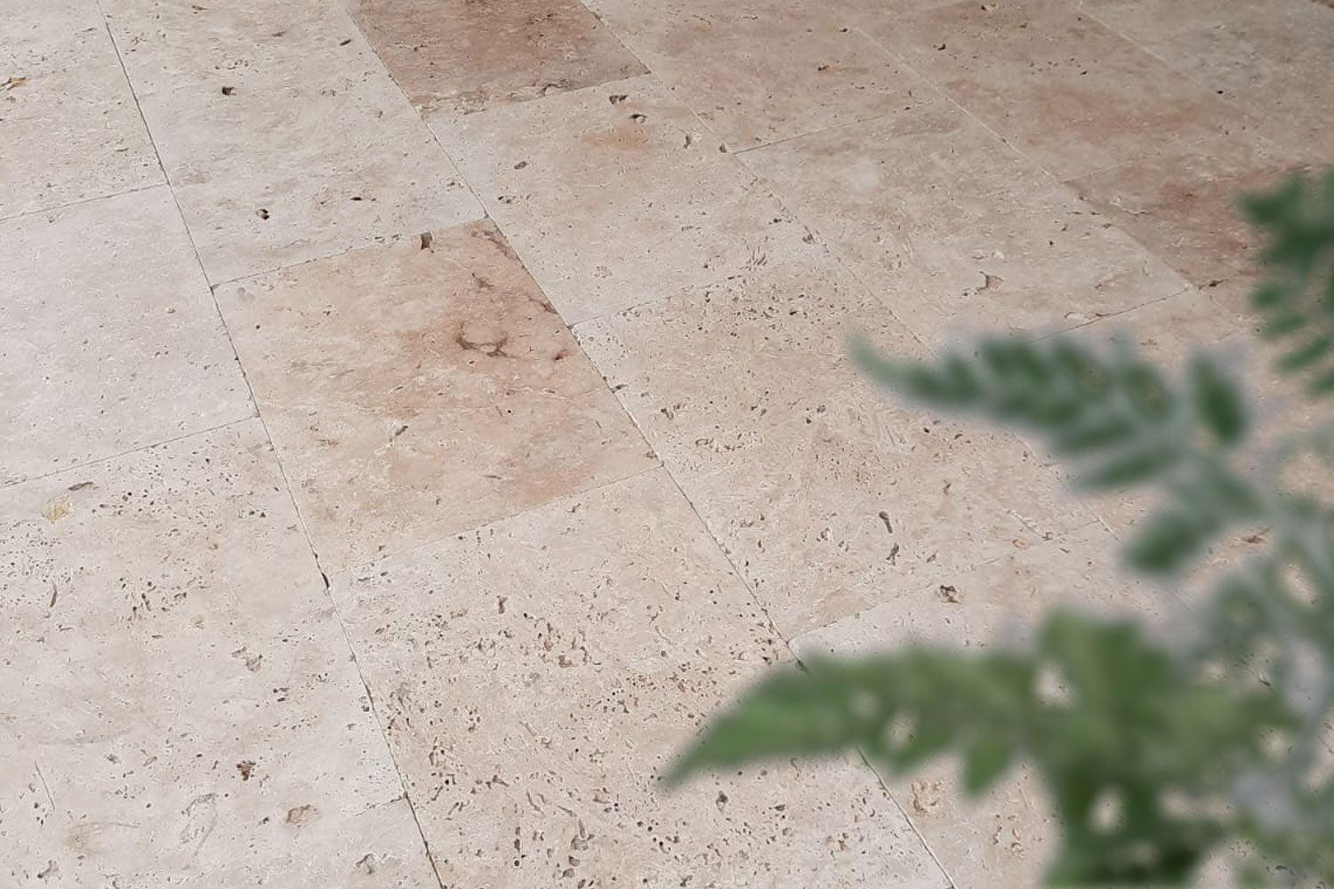 Terrassenplatten Travertin Rustic 60x40 cm