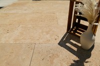 Terrassenplatten Travertin Marrone 91,4 x 61 cm