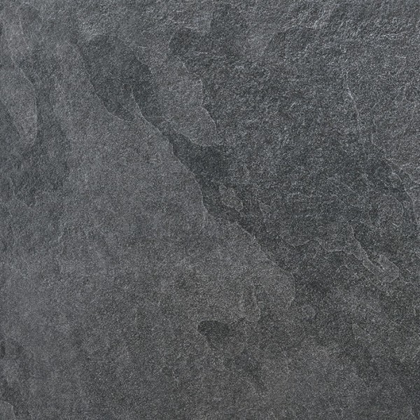 Muster Schieferoptik Fliese Schwarz 60x60 cm